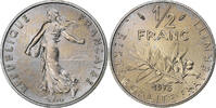 Frankreich 1/2 Franc Semeuse, MDP, série FDC, Nickel, STGL -