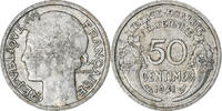 Frankreich 50 Centimes Morlon, Paris, Aluminium, S+ -