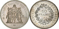 Frankreich 50 Francs Hercule, MDP, série FDC, Silber, UNZ+, Gadoury:882 -