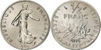 Frankreich 1/2 Franc Semeuse, MDP, série FDC, Nickel, STGL -