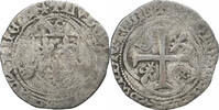 Frankreich Blanc à la couronne Louis XI, Montpellier, Billon, S -