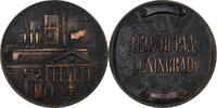 Soviet Union Medaille Leningrad, touristic city, Copper-Brass, VZ -