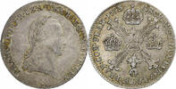 Austrian Netherlands 1/4 Kronenthaler Francis II, Kremnica, Silber, SS -