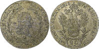 Österreich 20 Kreuzer Franz I, Alba Iulia, Silber, SS, KM:2143 -