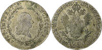 Österreich 20 Kreuzer Franz I, Alba Iulia, Silber, S+, KM:2143 -
