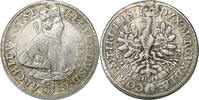 Österreich 1/4 Thaler Leopold V, Hall, Silber, S+, KM:590 -