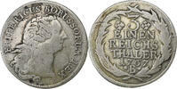 Kingdom of Prussia 1/3 reichsthaler Friedrich II, Wroclaw, Silber, S -