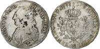 Frankreich Ecu aux branches d'olivier Louis XVI, Toulouse, Silber, S+ -