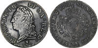 Frankreich Écu à la vieille tête Louis XV, Pau, Silber, S+ -