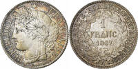 Frankreich 1 Franc Cérès, Paris, Silber, SS+, Gadoury:465a -