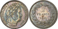 Frankreich 2 Francs Louis Philippe I, Rouen, Silber, SS+, Gadoury:520 -