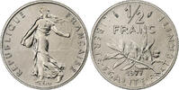 Frankreich 1/2 Franc Semeuse, MDP, série FDC, Nickel, STGL -