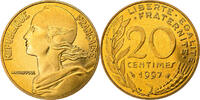 Frankreich 20 Centimes Marianne, MDP, PP, Bronze-Aluminium, STGL -