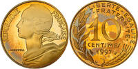 Frankreich 10 Centimes Marianne, MDP, PP, Bronze-Aluminium, STGL -
