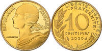Frankreich 10 Centimes Marianne, MDP, PP, Bronze-Aluminium, STGL -