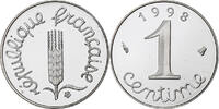 Frankreich 1 Centime Épi, MDP, PP, Stainless Steel, STGL -