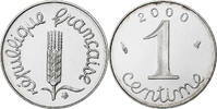 Frankreich 1 Centime Épi, MDP, PP, Stainless Steel, STGL -