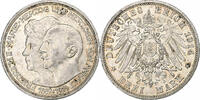Duchy of Anhalt-Dessau 3 Mark Friedrich II, Berlin, Silber, SS, KM:30 -