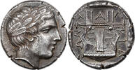 Tetradrachm 420-365 v. Chr Olynthus Chalkidian League, Olynthos, Silber, VZ, HGC:3.1-498