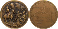 Frankreich Medaille Napoleon I, Bataille d'Austerlitz, Bronze, VZ -