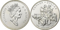 Kanada 1 Dollar Elizabeth II, Henry Kelsey, Ottawa, PP, Silber, UNZ -