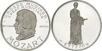 Frankreich Medaille Mozart, Les grands musiciens, MDP, Silber, UNZ -