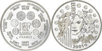 Frankreich 6,55957 Francs Europa, MDP, Silber, PP, UNZ -