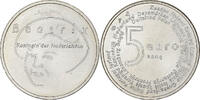 Niederlande 5 Euro Beatrix, Enlargement of EU, Utrecht, Silber, UNZ -