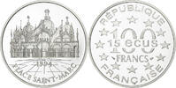 Frankreich 100 Francs-15 Ecus Place Saint-Marc, MDP, PP, Silber, UNZ -