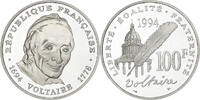 Frankreich 100 Francs Voltaire, MDP, PP, Silber, UNZ, KM:1182 -