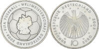 Deutschland 10 Euro 2006 FIFA World Cup, Stuttgart, Silber, UNZ, KM:223 -