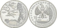 Deutschland 10 Euro Nationalparke Wattenmeer, Hamburg, Silber, UNZ -