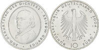 Deutschland 10 Euro Eduard Mörike, Stuttgart, Silber, UNZ, KM:233 -