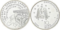 Deutschland 10 Euro Columbus Laboratory on ISS, Munich, Silber, UNZ -