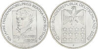 Deutschland 10 Euro Bertha von Suttner, Stuttgart, Silber, UNZ, KM:242 -