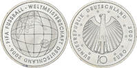 Deutschland 10 Euro 2006 FIFA World Cup, Stuttgart, Silber, UNZ, KM:243 -