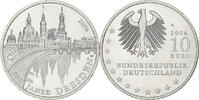 Deutschland 10 Euro 800 Years of Dresden, Berlin, Silber, UNZ, KM:246 -