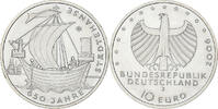 Deutschland 10 Euro Hanseatic League, Hamburg, Silber, UNZ, KM:247 -