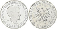 Deutschland 10 Euro Marion Countess Dönhoff, Hambourg, Silber, UNZ -