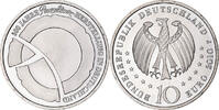 Deutschland 10 Euro Porcelain Manufacturing, Stuttgart, Silber, UNZ -