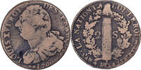 Frankreich 2 sols François Louis XVI, Metz, Métal de cloche, S -