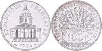 Frankreich 100 Francs Panthéon, MDP, PP, Silber, UNZ, Gadoury:898 -