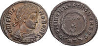 Follis 322-325 Ticinum  Crispus, Ticinum, Bronze, VZ, RIC:170 VZ