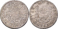 Mexiko 2 Reales Ferdinand VI, Mexico City, Silber, S+, KM:86.1 -