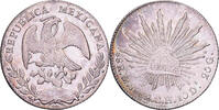Mexiko 8 Reales Mexico City, Silber, SS+, KM:377.10 -