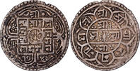 Nepal 1 Mohar Rajendra Vikrama, Silber, S+, KM:565 -