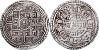 Nepal 1 Mohar Rajendra Vikrama, Silber, SS, KM:565 -