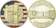 Frankreich Medaille Normandie - Cimetière militaire américain, Stahl -