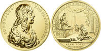 Frankreich Medaille Louis XIII, Vœu de Louis XIII, Gilt Bronze, T. Bernard -