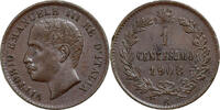 Italien 1 Centesimo Vittorio Emanuele III, Rome, Kupfer, VZ, KM:35 -